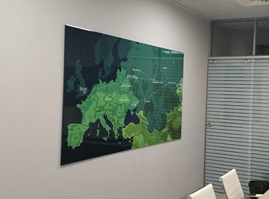 Магнитно маркерная карта Печать карт